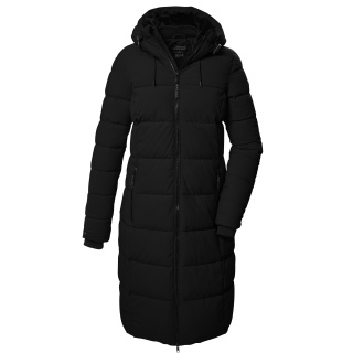 Kurtka zimowa Killtec KOW 56 QLTD z kapturem (oddychająca, wiatroszczelna, wodoodporna) czarna damska